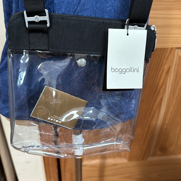 baggallini CLEAR CROSSBODY BAG water resistant NWT - Picture 13 of 14